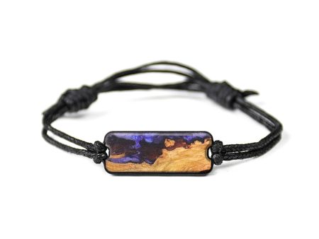 Classic Wood+Resin Bracelet - Albert (Purple, 626860) For Discount