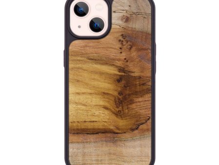 iPhone 14 Wood+Resin Phone Case - August (Maple Burl, 625326) Hot on Sale