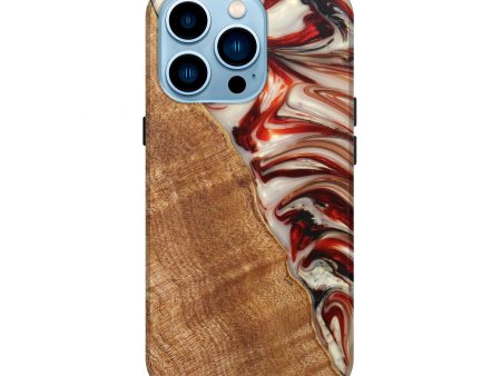 iPhone 14 Pro Wood+Resin Live Edge Phone Case - Audrina (Artist Pick, 625505) For Discount