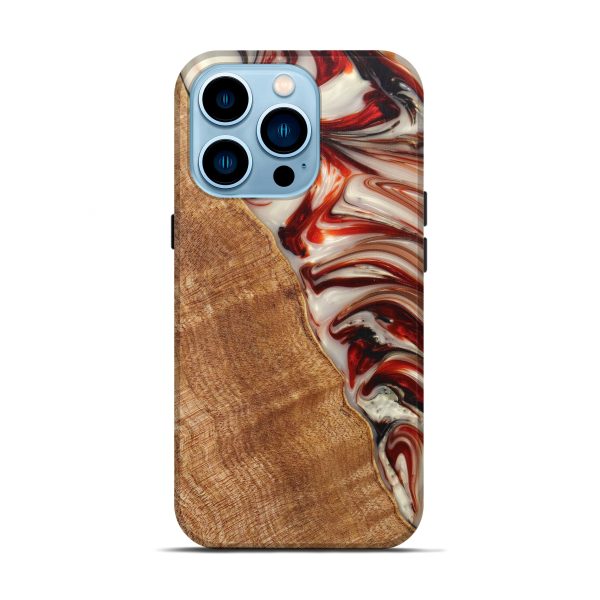 iPhone 14 Pro Wood+Resin Live Edge Phone Case - Audrina (Artist Pick, 625505) For Discount