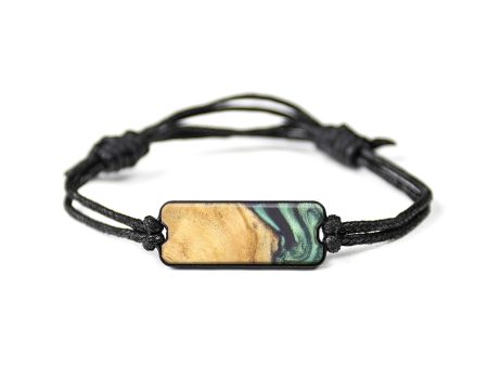 Classic Wood+Resin Bracelet - Zara (Green, 630213) Discount