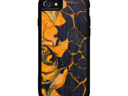 iPhone SE Wood+Resin Phone Case - Rosalind (Lava, 624950) Sale