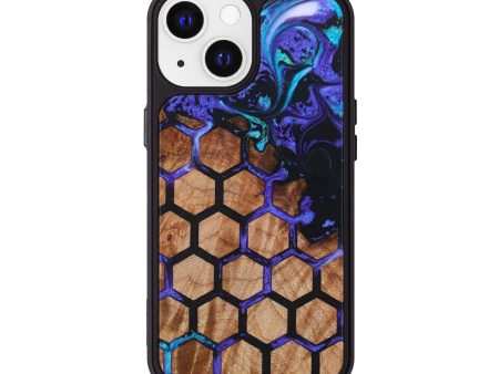 iPhone 13 Wood+Resin Phone Case - Benedict (Pattern, 630910) Online Hot Sale