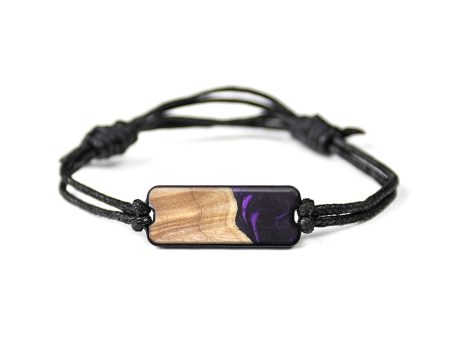 Classic Wood+Resin Bracelet - Tenley (Purple, 627916) Online Sale