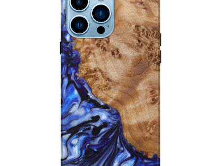 iPhone 14 Pro Max Wood+Resin Live Edge Phone Case - Hunter (Artist Pick, 628356) Sale