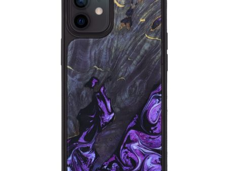 iPhone 12 Wood+Resin Phone Case - Anderson (Purple, 628329) Supply