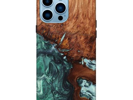 iPhone 14 Pro Max Wood+Resin Live Edge Phone Case - Kinley (Artist Pick, 630853) For Cheap