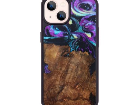 iPhone 14 Wood+Resin Phone Case - Ailyn (Purple, 625807) Sale