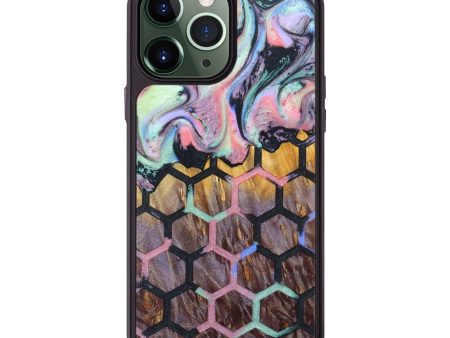 iPhone 13 Pro Max Wood+Resin Phone Case - Estelle (Pattern, 626430) Fashion