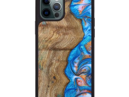 iPhone 12 Pro Wood+Resin Phone Case - Abigale (Artist Pick, 627303) Sale