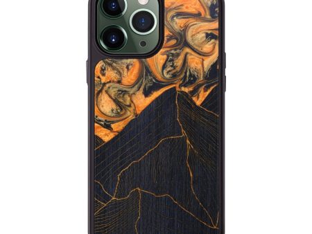 iPhone 13 Pro Max Wood+Resin Phone Case - Dori (Lava, 624901) For Cheap