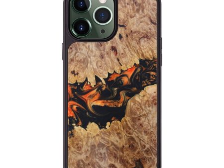 iPhone 13 Pro Max Wood+Resin Phone Case - Selina (Lava, 624903) Sale