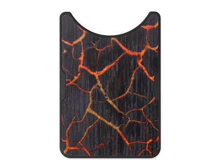 Alloy Wood+Resin Wallet - Aiyanna (Lava, 625139) Hot on Sale