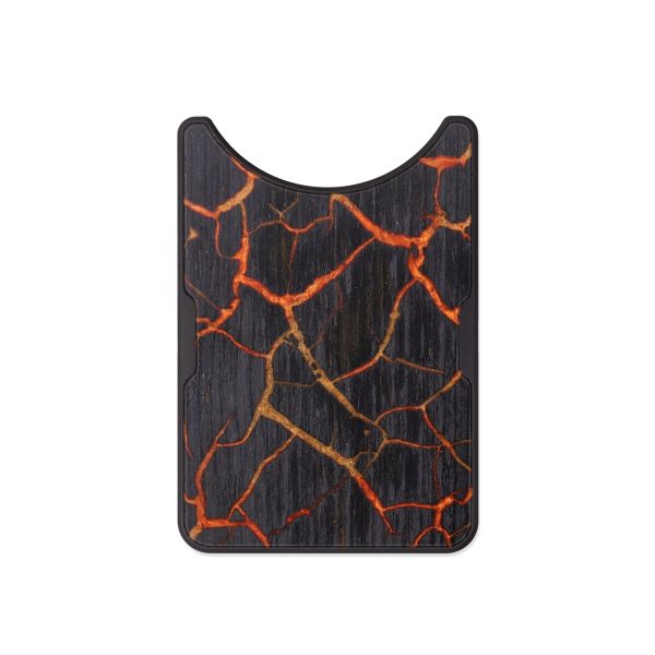 Alloy Wood+Resin Wallet - Aiyanna (Lava, 625139) Hot on Sale