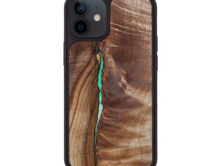 iPhone 12 mini Wood+Resin Phone Case - Benita (Maple Burl, 625329) Online Hot Sale