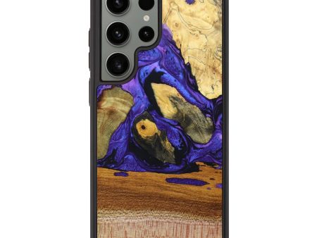 Galaxy S23 Ultra Wood+Resin Phone Case - Brittny (Mosaic, 629599) Online now