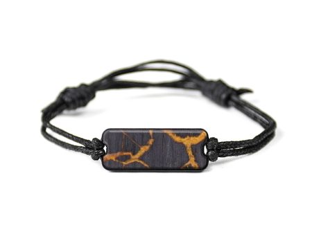 Classic Wood+Resin Bracelet - Tiera (Lava, 625478) For Sale