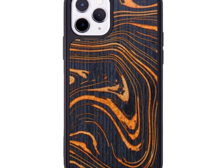 iPhone 11 Pro Wood+Resin Phone Case - Solomon (Lava, 625071) Online Hot Sale