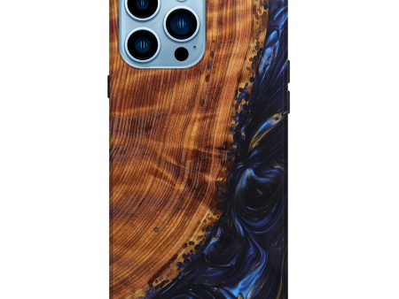 iPhone 14 Pro Max Wood+Resin Live Edge Phone Case - Damir (Artist Pick, 625767) For Discount