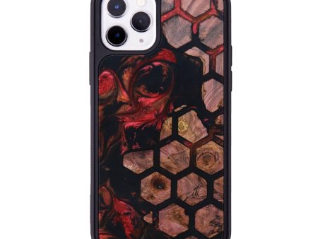 iPhone 11 Pro Wood+Resin Phone Case - Sidney (Lava, 626121) on Sale