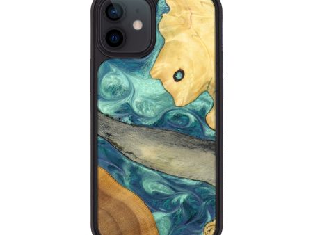 iPhone 12 mini Wood+Resin Phone Case - Jenelle (Mosaic, 626194) Hot on Sale