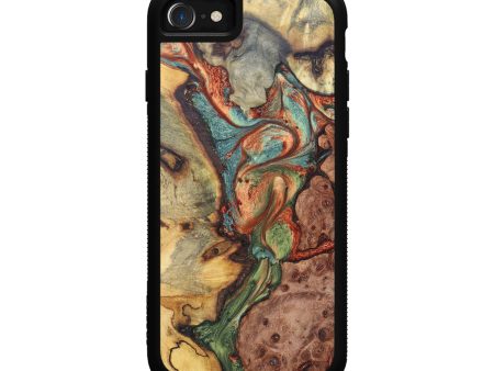 iPhone SE Wood+Resin Phone Case - Missy (Mosaic, 624648) Online Hot Sale