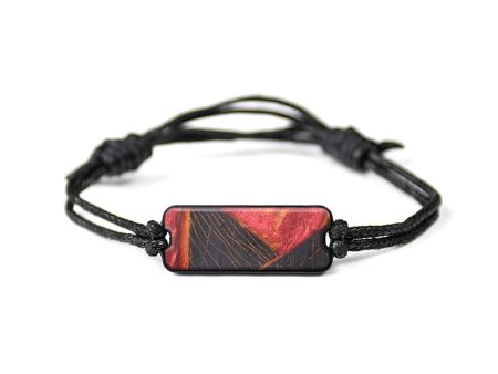 Classic Wood+Resin Bracelet - Zayden (Lava, 625213) For Sale