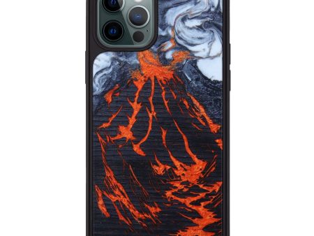 iPhone 12 Pro Wood+Resin Phone Case - Adison (Lava, 626313) Cheap