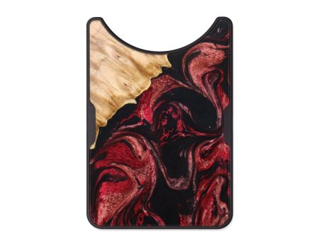 Alloy Wood+Resin Wallet - Adamaris (Red, 630825) Online