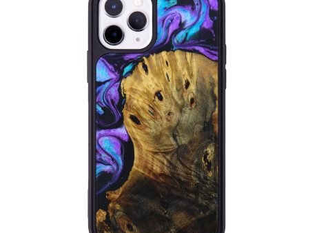 iPhone 11 Pro Wood+Resin Phone Case - Marcie (Purple, 631003) Fashion