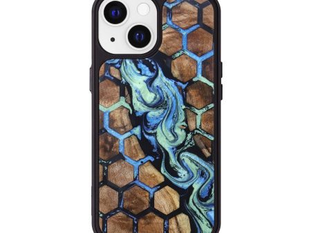 iPhone 13 Wood+Resin Phone Case - Arlo (Pattern, 625261) Hot on Sale