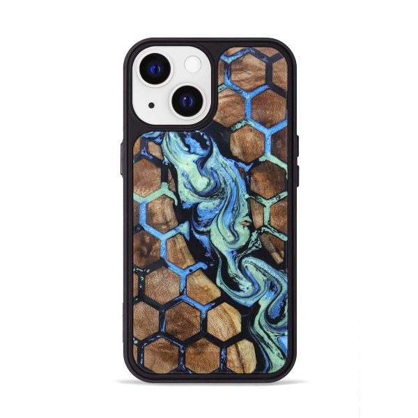 iPhone 13 Wood+Resin Phone Case - Arlo (Pattern, 625261) Hot on Sale