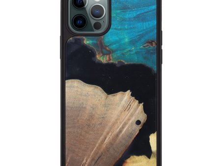 iPhone 12 Pro Wood+Resin Phone Case - Avianna (Mosaic, 625299) For Cheap