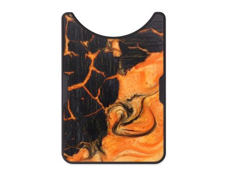 Alloy Wood+Resin Wallet - Raul (Lava, 625146) on Sale