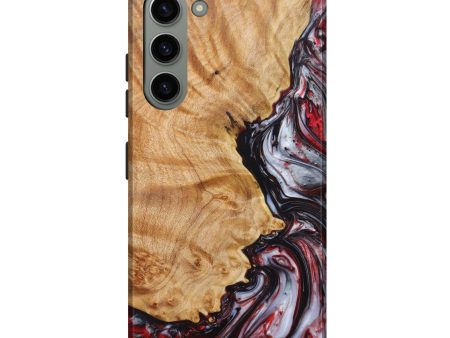 Galaxy S23 Plus Wood+Resin Live Edge Phone Case - Iris (Artist Pick, 625752) For Sale