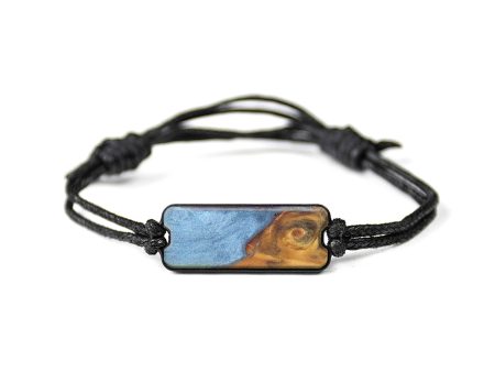 Classic Wood+Resin Bracelet - Marlee (Blue, 630866) Sale