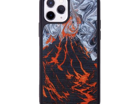 iPhone 11 Pro Wood+Resin Phone Case - Judie (Lava, 626064) Cheap