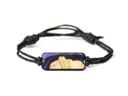 Classic Wood+Resin Bracelet - Abbygail (Purple, 626864) Online Sale