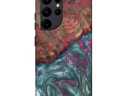 Galaxy S22 Ultra Wood+Resin Live Edge Phone Case - Georgette (Artist Pick, 625514) Online now