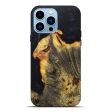 iPhone 14 Pro Max Wood+Resin Live Edge Phone Case - Jamarion (Black & White, 627706) Sale