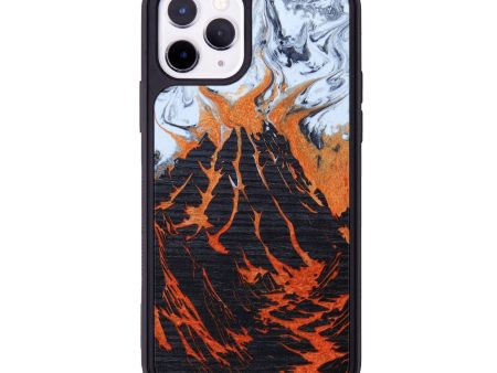 iPhone 11 Pro Wood+Resin Phone Case - Marquis (Lava, 627135) Online now