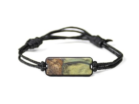 Classic Wood+Resin Bracelet - Tatyanna (Green, 630211) Discount