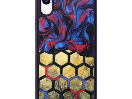 iPhone Xr Wood+Resin Phone Case - Miya (Pattern, 625271) Cheap