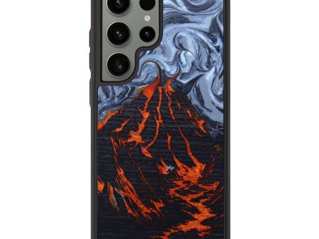 Galaxy S23 Ultra Wood+Resin Phone Case - Bob (Lava, 627580) Online now