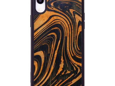 iPhone Xr Wood+Resin Phone Case - Josue (Lava, 624954) Online now