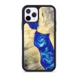 iPhone 11 Pro Wood+Resin Phone Case - Hunter (Blue, 627300) For Cheap