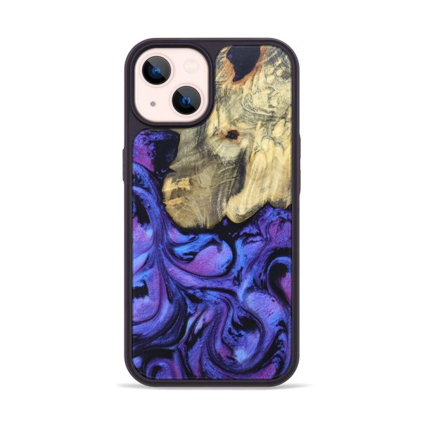 iPhone 14 Wood+Resin Phone Case - Ainhoa (Artist Pick, 628688) Fashion