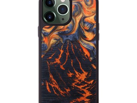 iPhone 13 Pro Max Wood+Resin Phone Case - Elsie (Lava, 627518) Hot on Sale