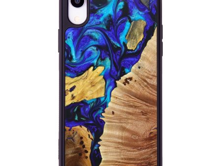 iPhone Xr Wood+Resin Phone Case - Adalynn (Mosaic, 629597) Fashion