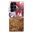 Galaxy S22 Ultra Wood+Resin Live Edge Phone Case - Lissette (Red, 625371) Hot on Sale